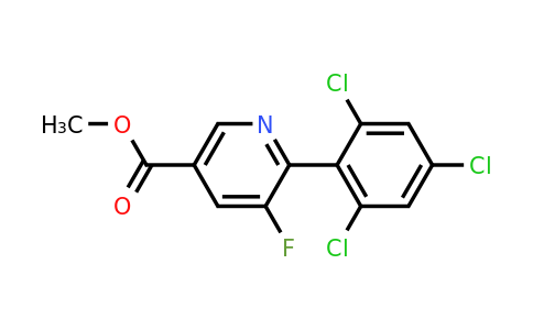 1361670-10-1 | Methyl 5-fluoro-6-(2,4,6-trichlorophenyl)nicotinate