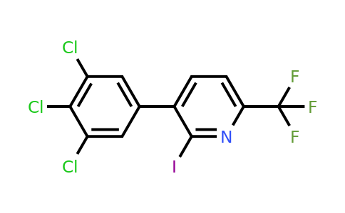 1361670-50-9 | 2-Iodo-3-(3,4,5-trichlorophenyl)-6-(trifluoromethyl)pyridine