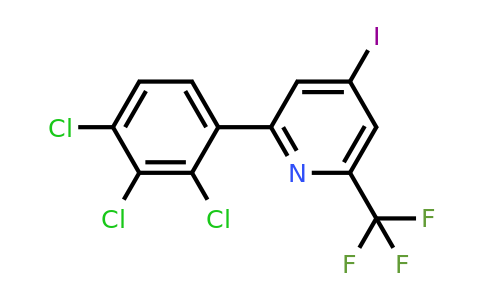 1361670-62-3 | 4-Iodo-2-(2,3,4-trichlorophenyl)-6-(trifluoromethyl)pyridine