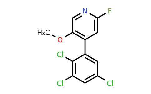 1361673-42-8 | 2-Fluoro-5-methoxy-4-(2,3,5-trichlorophenyl)pyridine