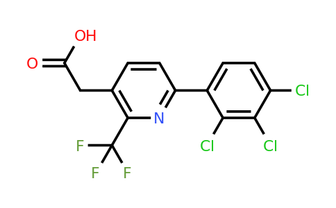 1361673-46-2 | 6-(2,3,4-Trichlorophenyl)-2-(trifluoromethyl)pyridine-3-acetic acid