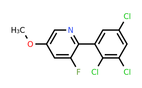 1361673-49-5 | 3-Fluoro-5-methoxy-2-(2,3,5-trichlorophenyl)pyridine