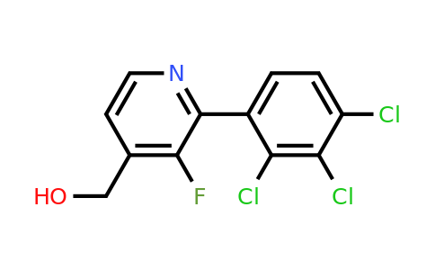 1361674-34-1 | 3-Fluoro-2-(2,3,4-trichlorophenyl)pyridine-4-methanol