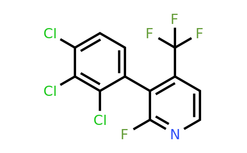 1361674-48-7 | 2-Fluoro-3-(2,3,4-trichlorophenyl)-4-(trifluoromethyl)pyridine