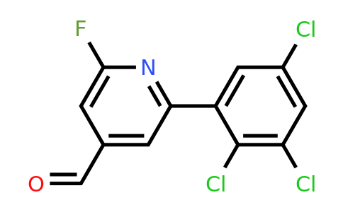 1361674-73-8 | 2-Fluoro-6-(2,3,5-trichlorophenyl)isonicotinaldehyde