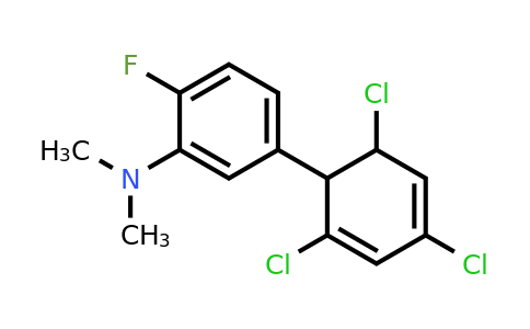 1361675-55-9 | [2-Fluoro-5-(2,4,6-trichlorocyclohexa-2,4-dienyl)-phenyl]-dimethyl-amine
