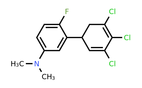 1361675-59-3 | [4-Fluoro-3-(3,4,5-trichlorocyclohexa-2,4-dienyl)-phenyl]-dimethyl-amine