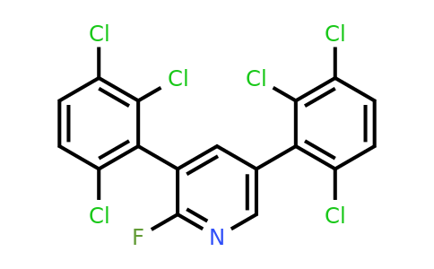 1361675-72-0 | 3,5-Bis(2,3,6-trichlorophenyl)-2-fluoropyridine