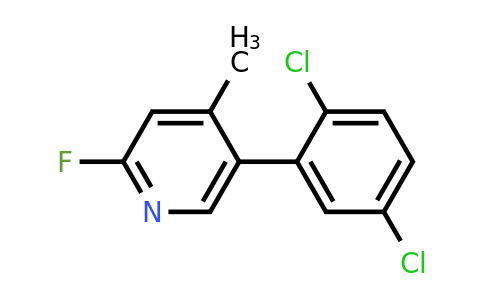 5-(2,5-Dichlorophenyl)-2-fluoro-4-methylpyridine
