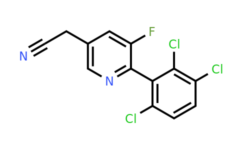 1361680-39-8 | 3-Fluoro-2-(2,3,6-trichlorophenyl)pyridine-5-acetonitrile