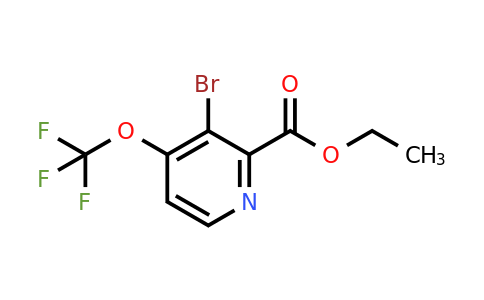 1361683-44-4 | Ethyl 3-bromo-4-(trifluoromethoxy)pyridine-2-carboxylate