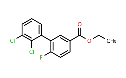 1361686-44-3 | 2',3'-Dichloro-6-fluoro-biphenyl-3-carboxylic acid ethyl ester