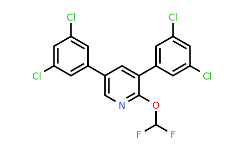 3,5-Bis(3,5-dichlorophenyl)-2-(difluoromethoxy)pyridine