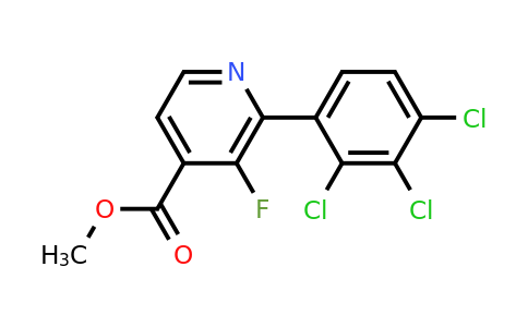 1361693-28-8 | Methyl 3-fluoro-2-(2,3,4-trichlorophenyl)isonicotinate