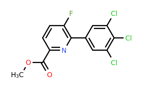 1361693-48-2 | Methyl 5-fluoro-6-(3,4,5-trichlorophenyl)picolinate