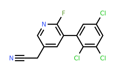 1361693-63-1 | 2-Fluoro-3-(2,3,5-trichlorophenyl)pyridine-5-acetonitrile