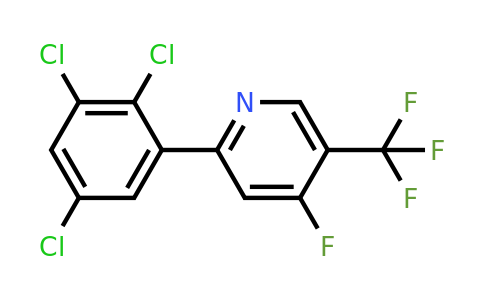1361694-95-2 | 4-Fluoro-2-(2,3,5-trichlorophenyl)-5-(trifluoromethyl)pyridine