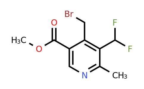 Methyl 4-(bromomethyl)-3-(difluoromethyl)-2-methylpyridine-5-carboxylate