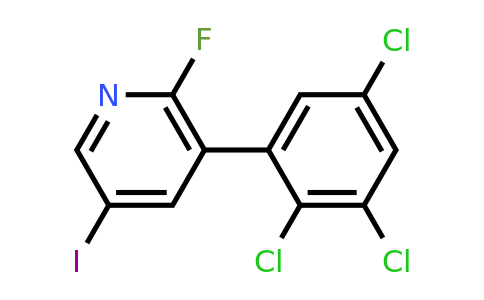 1361697-41-7 | 2-Fluoro-5-iodo-3-(2,3,5-trichlorophenyl)pyridine