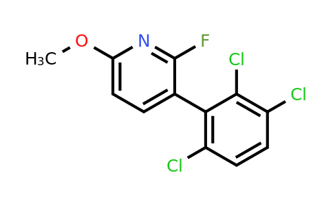 1361697-69-9 | 2-Fluoro-6-methoxy-3-(2,3,6-trichlorophenyl)pyridine