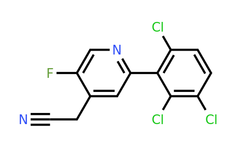 1361699-34-4 | 5-Fluoro-2-(2,3,6-trichlorophenyl)pyridine-4-acetonitrile