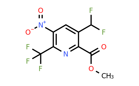 Methyl 3-(difluoromethyl)-5-nitro-6-(trifluoromethyl)pyridine-2-carboxylate