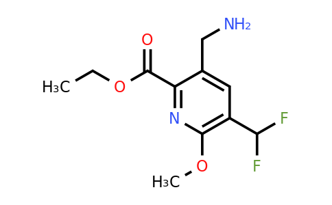 1361706-07-1 | Ethyl 3-(aminomethyl)-5-(difluoromethyl)-6-methoxypyridine-2-carboxylate