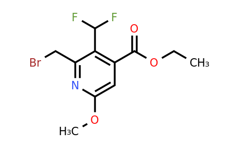 1361708-36-2 | Ethyl 2-(bromomethyl)-3-(difluoromethyl)-6-methoxypyridine-4-carboxylate