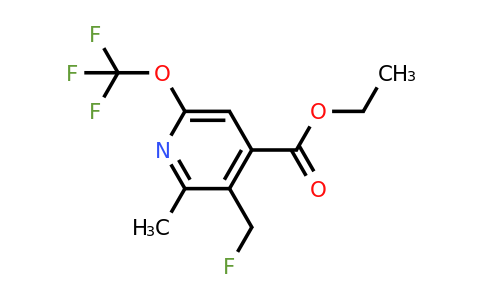 Ethyl 3-(fluoromethyl)-2-methyl-6-(trifluoromethoxy)pyridine-4-carboxylate