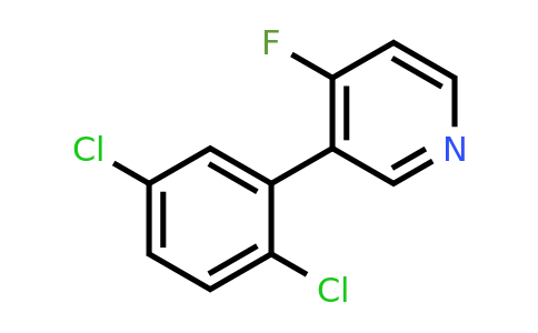 3-(2,5-Dichlorophenyl)-4-fluoropyridine