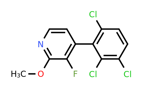 1361723-21-8 | 3-Fluoro-2-methoxy-4-(2,3,6-trichlorophenyl)pyridine