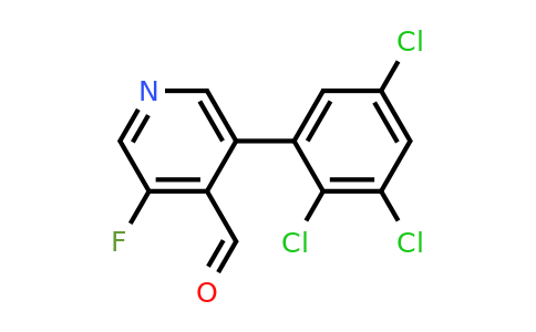 1361723-94-5 | 3-Fluoro-5-(2,3,5-trichlorophenyl)isonicotinaldehyde