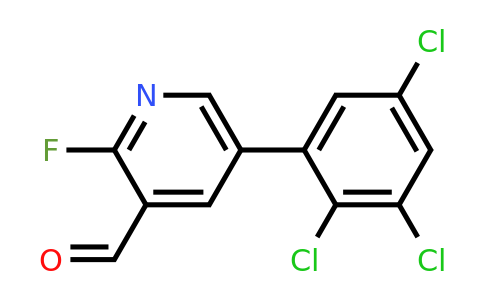 1361723-97-8 | 2-Fluoro-5-(2,3,5-trichlorophenyl)nicotinaldehyde