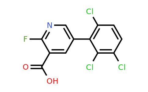 1361723-99-0 | 2-Fluoro-5-(2,3,6-trichlorophenyl)nicotinic acid
