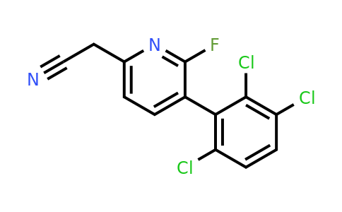 1361724-17-5 | 2-Fluoro-3-(2,3,6-trichlorophenyl)pyridine-6-acetonitrile