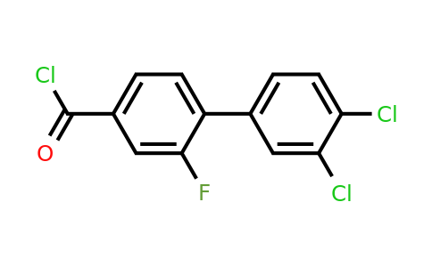 1361725-06-5 | 3',4'-Dichloro-2-fluoro-biphenyl-4-carbonyl chloride