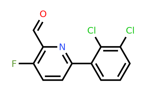 6-(2,3-Dichlorophenyl)-3-fluoropicolinaldehyde