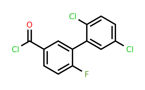 2',5'-Dichloro-6-fluoro-biphenyl-3-carbonyl chloride