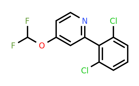 1361729-30-7 | 2-(2,6-Dichlorophenyl)-4-(difluoromethoxy)pyridine