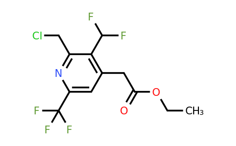 1361730-84-8 | Ethyl 2-(chloromethyl)-3-(difluoromethyl)-6-(trifluoromethyl)pyridine-4-acetate