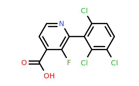 1361743-23-8 | 3-Fluoro-2-(2,3,6-trichlorophenyl)isonicotinic acid