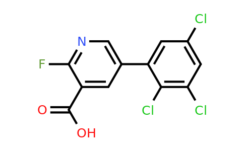 1361743-39-6 | 2-Fluoro-5-(2,3,5-trichlorophenyl)nicotinic acid