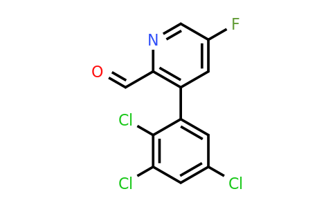 1361743-49-8 | 5-Fluoro-3-(2,3,5-trichlorophenyl)picolinaldehyde