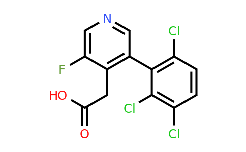1361743-76-1 | 3-Fluoro-5-(2,3,6-trichlorophenyl)pyridine-4-acetic acid