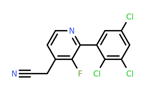 1361743-88-5 | 3-Fluoro-2-(2,3,5-trichlorophenyl)pyridine-4-acetonitrile