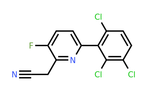 1361743-97-6 | 3-Fluoro-6-(2,3,6-trichlorophenyl)pyridine-2-acetonitrile