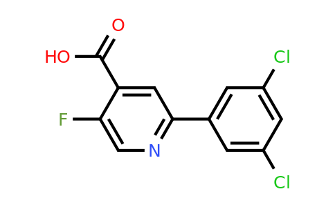 1361748-98-2 | 2-(3,5-Dichlorophenyl)-5-fluoroisonicotinic acid