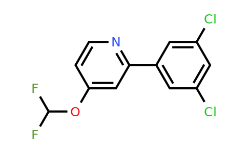 2-(3,5-Dichlorophenyl)-4-(difluoromethoxy)pyridine