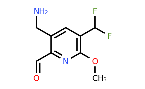 1361750-10-8 | 3-(Aminomethyl)-5-(difluoromethyl)-6-methoxypyridine-2-carboxaldehyde