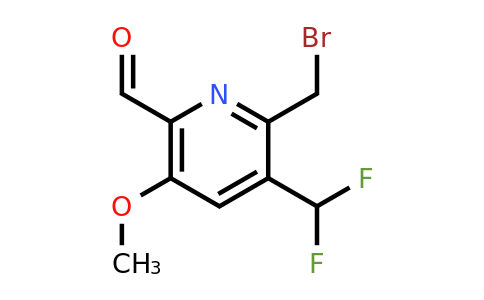 1361752-69-3 | 2-(Bromomethyl)-3-(difluoromethyl)-5-methoxypyridine-6-carboxaldehyde